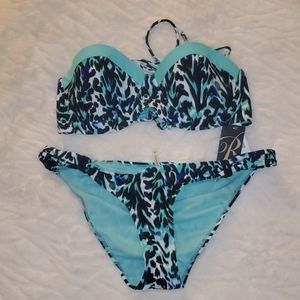 Rampage Animal Print Bikini